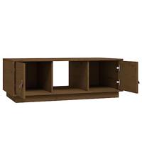 Salontafel 100x50x35 cm massief grenenhout honingbruin - thumbnail