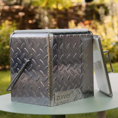 Zuiver Koelbox 'Cooler Be Heavy' kleur Zilver