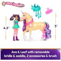Ava + bladfiguren - 5 accessoires inbegrepen - Vanaf 4 jaar - Unicorn School - thumbnail
