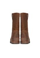 PS Poelman enkellaars met hak caramel Suede Dames - thumbnail