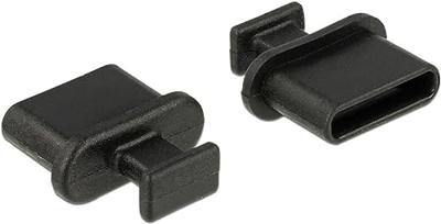 Delock 64013 64013 Delock 64013 stekkerzekering USB type C zwart 10 stuks 1 stuk(s)