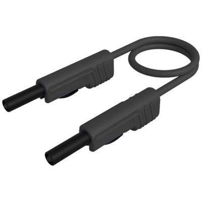 SKS Hirschmann MLB 100/1 V sw Meetsnoer Banaanstekker 4 mm Banaanstekker 4 mm 1.00 m Zwart 1 stuk(s) SKS Hirschmann MLB 100/1 V sw Meetsnoer Banaanstekker 4 mm Banaanstekker 4 mm 1.00 m Zwart 1 stuk(s)