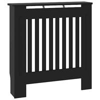 VidaXL Radiatorombouw 78 cm mdf zwart - thumbnail