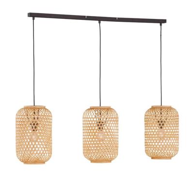 Fischer & Honsel Rotan hanglampCalla licht hout - 860006