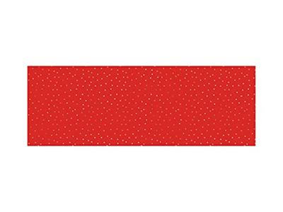 Inpakpapier Rood met Gouden Metallic sterren