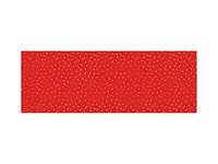 Inpakpapier Rood met Gouden Metallic sterren - thumbnail