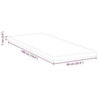 Matraspads Wit 90 x 190 cm 100% polyester jacquard stof - thumbnail