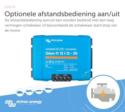 Victron Energy Orion-Tr 12/12-30A Converter 360 W 12 V - 12.2 V Victron Energy Orion-Tr 12/12-30A Converter 360 W 12 V - 12.2 V