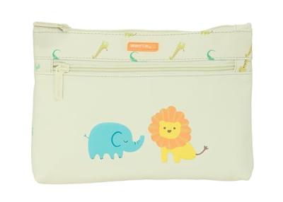 Schoolpennenzak Safta Selva Jungle Beige 23 x 16 x 3 cm