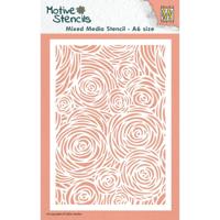 Nellie's Choice • stencil a6 size flowers - thumbnail