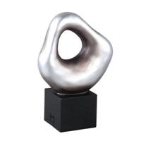 PTMD beeld dolcey zilverkleurig 29 cm | 4 stuks - thumbnail