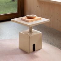 Zuiver Bijzettafel 'Chubby' 40 x 40cm, kleur Beige - thumbnail