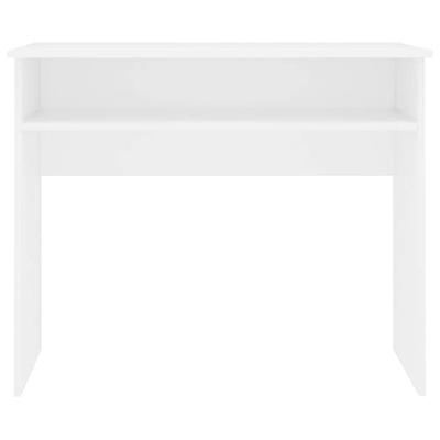 Bureau 90x50x74 cm bewerkt hout wit Bureau 90x50x74 cm bewerkt hout wit