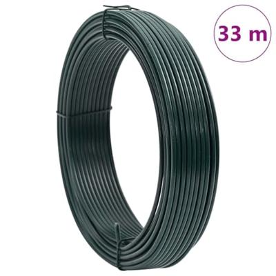 VidaXL Hek binddraad groen 33 m pvc