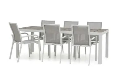 Trestino diningset gironde 220 dining wit