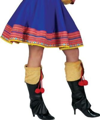 Laplandse Vrouw Traditioneel Kostuum