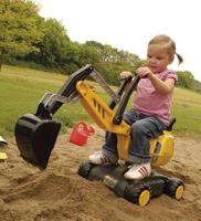 Rolly Toys Rolly rollydigger graafmachine 102x43x74cm geel - thumbnail