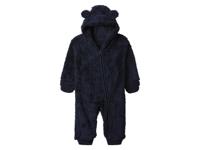 lupilu Baby fleece onesie (Marineblauw, 86/92) - thumbnail