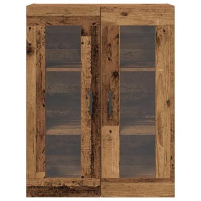 Wandkast Wandgemonteerd Oud hout 69.5 x 34 x 90 cm Bewerkt hout