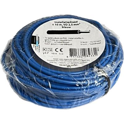 Q-Link Installatiedraad | VD | 2.5 mm² | 10 m | Blauw - 03.030.05 Q-Link Installatiedraad | VD | 2.5 mm² | 10 m | Blauw - 03.030.05