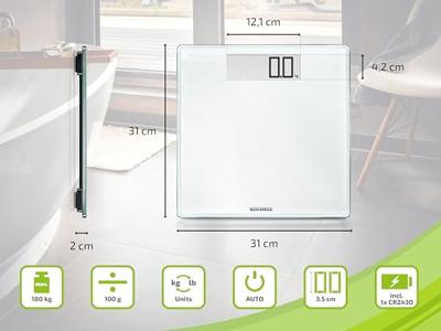 Soehnle 63853 style sense comfort 100 digitale personenweegschaal wit Soehnle 63853 style sense comfort 100 digitale personenweegschaal wit