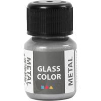 Creativ Company Glass color metal, zilver, 30 ml/ 1 fles - thumbnail
