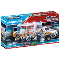 Playmobil 70936 City Action US Ambulance + Licht en Geluid - thumbnail