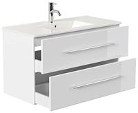 Wastafelkast Odin Wit 100 cm - thumbnail