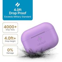 Catalyst Slim Case voor AirPods Pro Skin voor Apple AirPods Pro Charging Case, verwisselbare kleuren, beschermhoes Soft Skin, compatibel draadloos opladen - Lila - thumbnail
