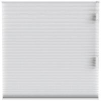 Fenstr plisségordijn Chicago dubbel 25mm lichtdoorlatend - wit (10011) - thumbnail
