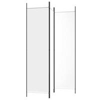 Kamerscherm met 3 panelen 150x200 cm stof wit - thumbnail