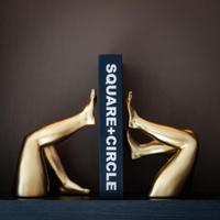 Richmond Boekenstandaard 'Balou' kleur Goud - thumbnail