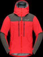 Norrona trollveggen Gore-Tex Pro light Hardshell Jas Heren Flame Scarlet M - thumbnail