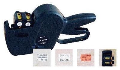 Etiketteertang sato judo 26 2 regels 16x26mm