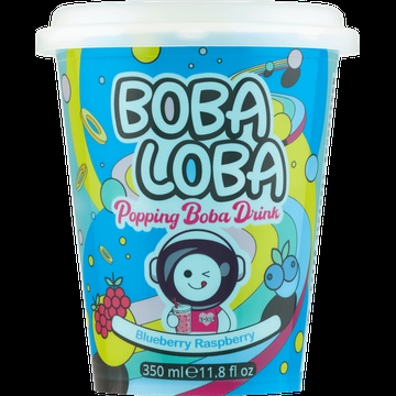 Boba Loba Popping Boba Drink Blueberry Raspberry 350 ml bij Jumbo