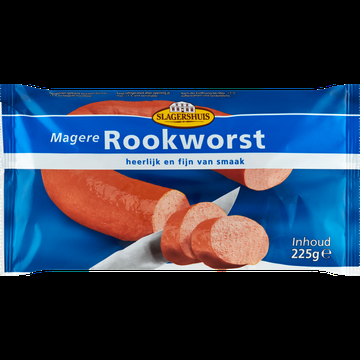 Slagershuis Magere Rookworst 225 g bij Jumbo