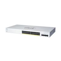 CISCO ONTWORPEN Zakelijke CBS220-24FP-4G Smart Switch | 24-poorts GE | Volledige PoE | 4x1G SFP | 3 jaar beperkte hardwaregarantie (CBS220-24FP-4G-NA) - thumbnail