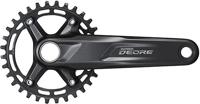 Crankstel 10/11-speed Shimano Deore FC-M5100-1 - 32 tands - 175 mm - zwart - thumbnail