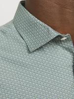 Jack & Jones Jprblablackpool Print L/s Shirt Sn Overhemd Stormy Sea - thumbnail