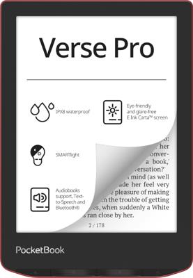 PocketBook Verse Pro e-Reader rood - thumbnail