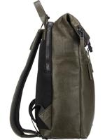 Burkely Minimal Mason Rolltop Backpack 14"-Green - thumbnail
