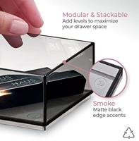 iDesign - Make-Up Organizer, 10.2 x 10.2 x 5.1 cm, Smoke - iDesign | S - thumbnail