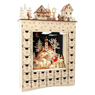 Small Foot - houten adventskalender winter droom