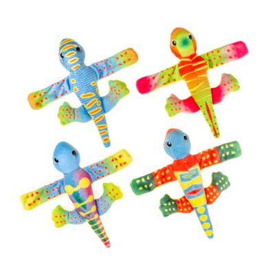 LG-Imports Klaparmband pluche hagedis