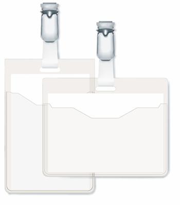 Durable 810619 Naamplaatje 8106 (b x h) 90 mm x 60 mm draaibare clip 25 stuk(s)