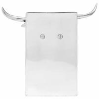 VidaXL Boekensteunen 2 pcs zilver 17 x 15 x 27 cm aluminium - thumbnail