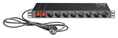 Adam Hall 874716 19 inch stroomverdeler 16-voudig - thumbnail