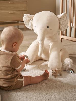Grote activiteitenknuffel olifant BABYLON beige Grote activiteitenknuffel olifant BABYLON beige