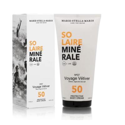 Marie-Stella-Maris Solaire Minérale No.07 Voyage Vetiver Beschermende Lichaamscrème SPF50 175ml