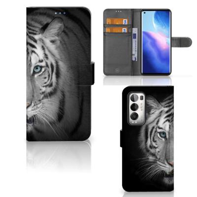 OPPO Find X3 Neo 5G | Telefoonhoesje | Met pasjeshouder | Tijger
